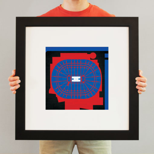 Wells Fargo Center Map Art by City Prints - Image 3