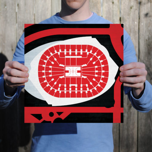 Moda Center Map Art by City Prints - Image 2