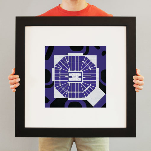 Sleep Train Arena Map Art by City Prints - Image 3