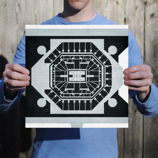 AT&T Center Map Art by City Prints - Image 2