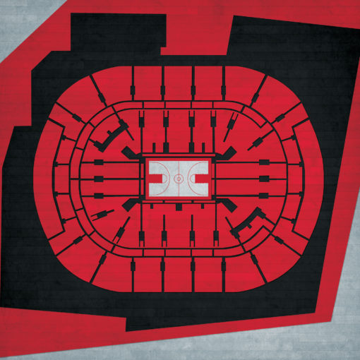 Air Canada Centre Map Art by City Prints