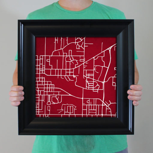 Arkansas State University Campus Map Art by City Prints - Image 5