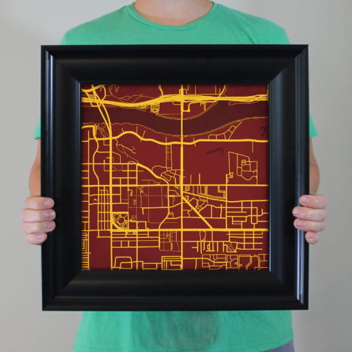 Arizona State University Campus Map Art by City Prints - Image 5