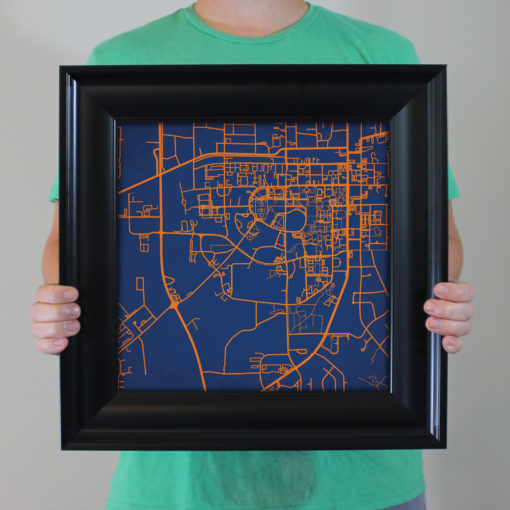 Auburn University Campus Map Art by City Prints - Image 5