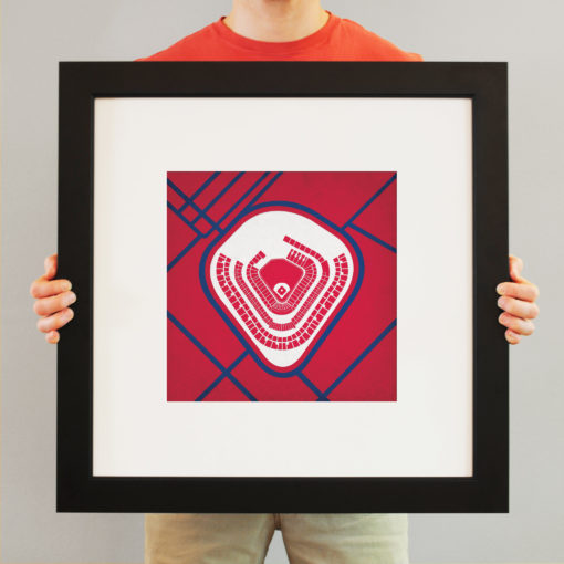 Angel Stadium of Anaheim Map Art by City Prints - Image 3