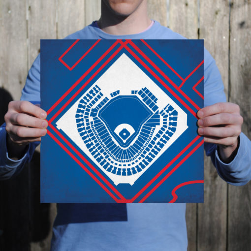 Globe Life Park in Arlington Map Art by City Prints - Image 2