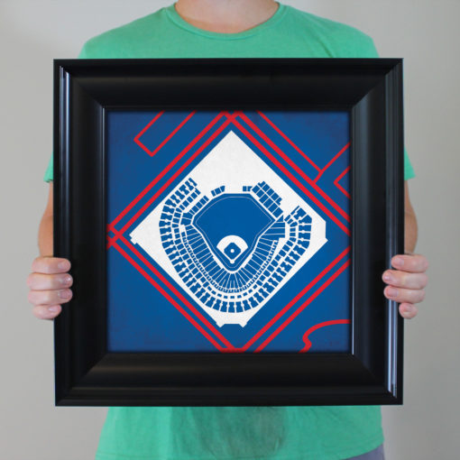 Globe Life Park in Arlington Map Art by City Prints - Image 4