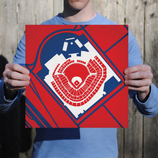 Turner Field Map Art by City Prints - Image 2
