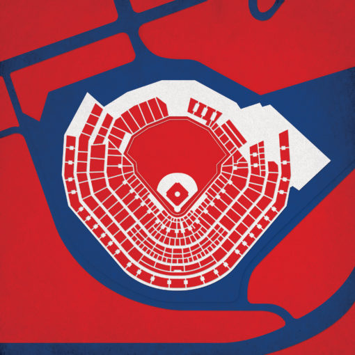 SunTrust Park Map Art by City Prints