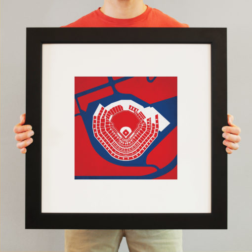 SunTrust Park Map Art by City Prints - Image 3
