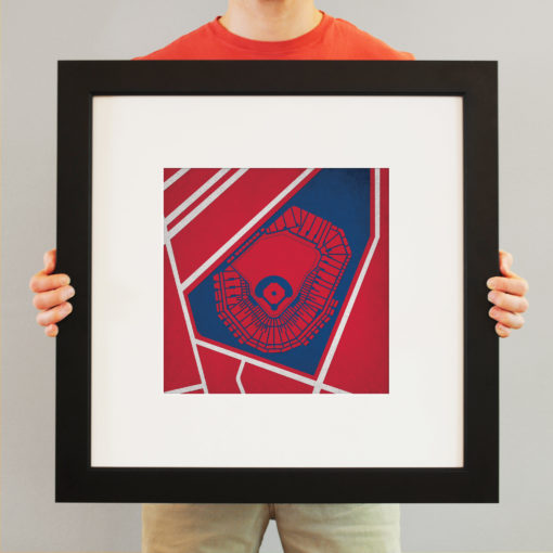 Fenway Park Map Art by City Prints - Image 3
