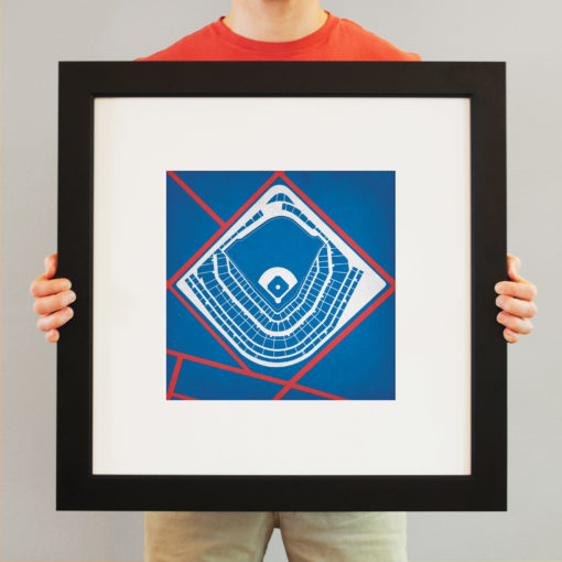 Wrigley Field Map Art by City Prints - Image 3