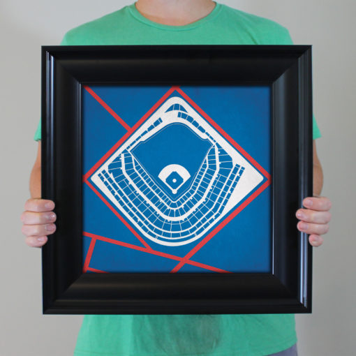Wrigley Field Map Art by City Prints - Image 4