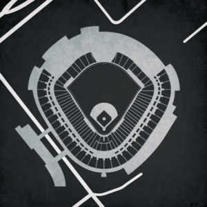 Guaranteed Rate Field Map Art by City Prints