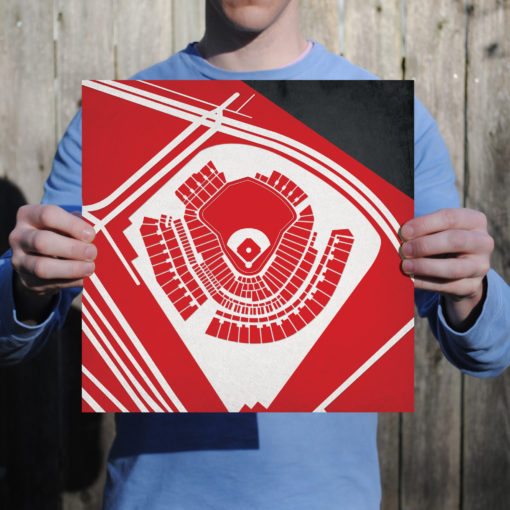 Great American Ball Park Map Art by City Prints - Image 2