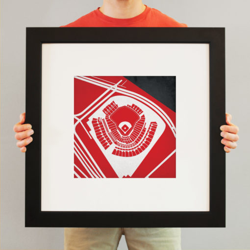 Great American Ball Park Map Art by City Prints - Image 3