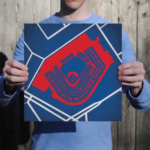 Progressive Field Map Art by City Prints - Image 2