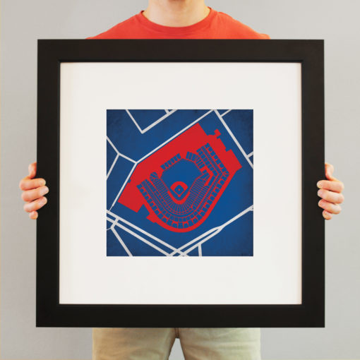 Progressive Field Map Art by City Prints - Image 3
