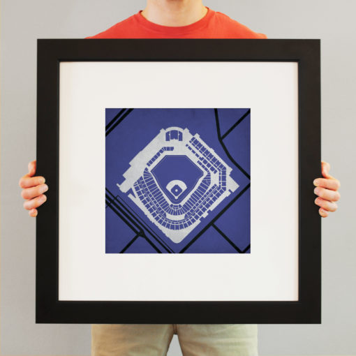 Coors Field Map Art by City Prints - Image 3