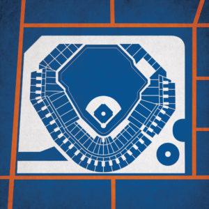 Comerica Park Map Art by City Prints