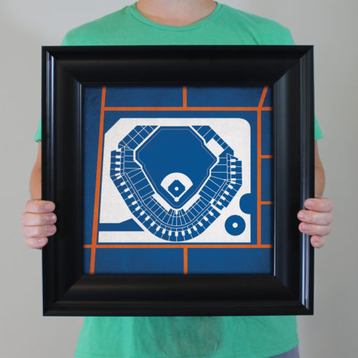 Comerica Park Map Art by City Prints - Image 4