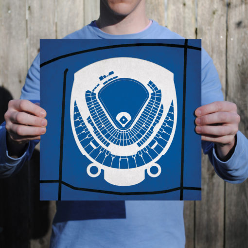Kauffman Stadium Map Art by City Prints - Image 2
