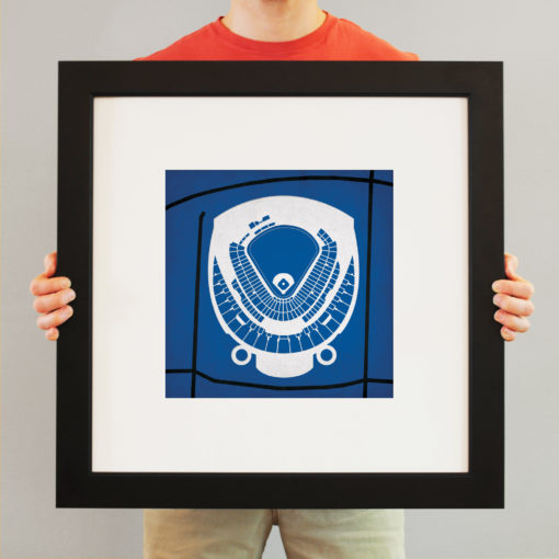 Kauffman Stadium Map Art by City Prints - Image 3