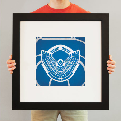 Dodger Stadium Map Art by City Prints - Image 3