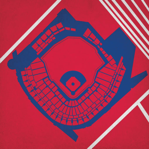 Target Field Map Art by City Prints