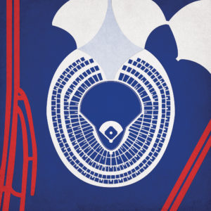 Olympic Stadium Map Art by City Prints