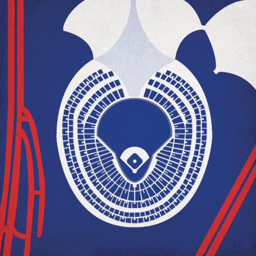 Olympic Stadium Map Art by City Prints
