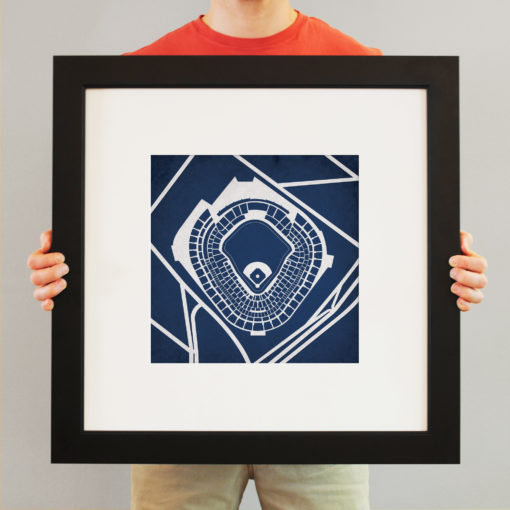 Yankee Stadium Map Art by City Prints - Image 3