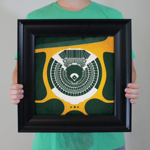 Oakland Coliseum Map Art by City Prints - Image 4