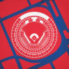 Old Busch Stadium Map Art by City Prints