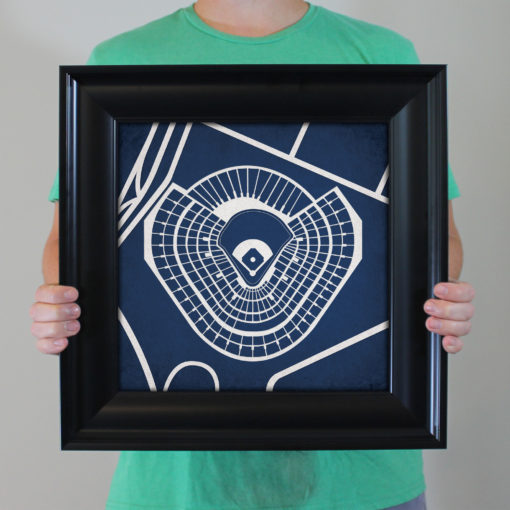 Old Yankee Stadium Map Art by City Prints - Image 4