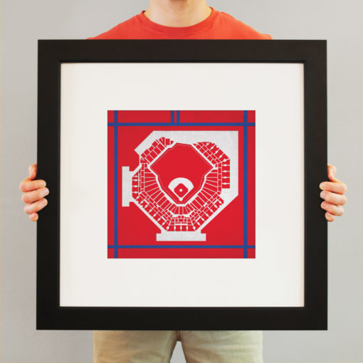 Citizens Bank Park Map Art by City Prints - Image 3