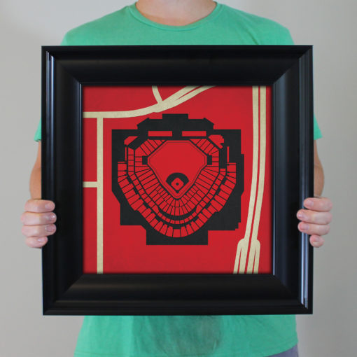 Chase Field Map Art by City Prints - Image 4