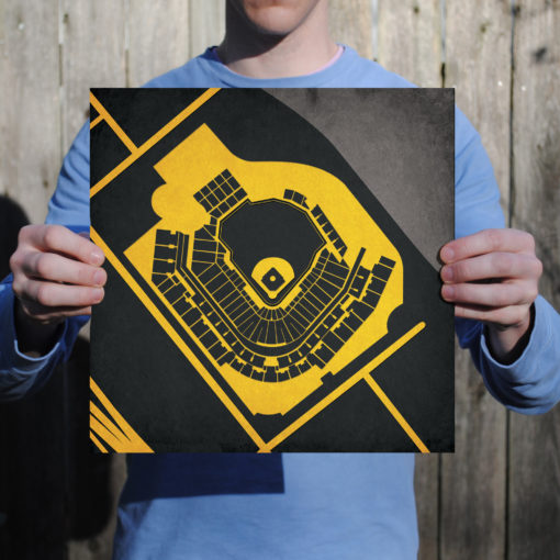 PNC Park Map Art by City Prints - Image 2