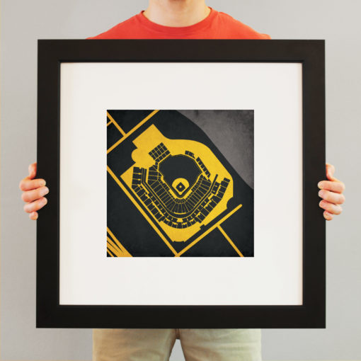 PNC Park Map Art by City Prints - Image 3