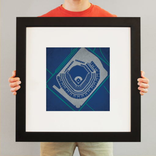 Safeco Field Map Art by City Prints - Image 3