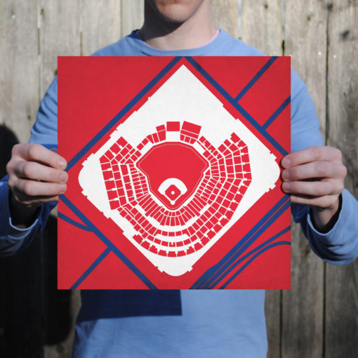 Busch Stadium Map Art by City Prints - Image 2