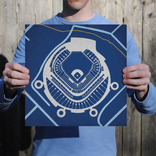 Tropicana Field Map Art by City Prints - Image 2