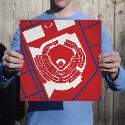 Nationals Park Map Art by City Prints - Image 2