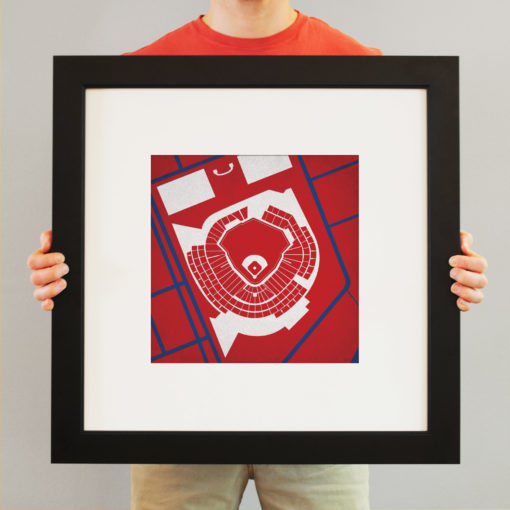 Nationals Park Map Art by City Prints - Image 3