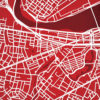 Boston University Campus Map Art by City Prints