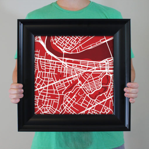 Boston University Campus Map Art by City Prints - Image 5