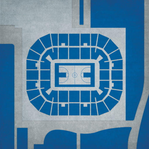 Clune Arena Map Art by City Prints