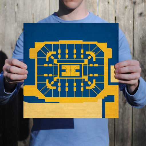 Haas Pavilion Map Art by City Prints - Image 2