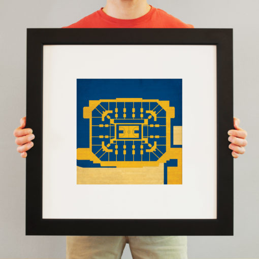 Haas Pavilion Map Art by City Prints - Image 3
