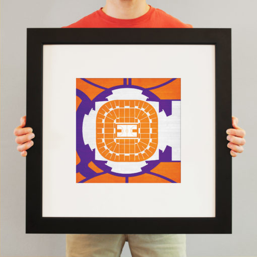 Littlejohn Coliseum Map Art by City Prints - Image 3